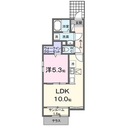 サンセールII　Ａの物件間取画像